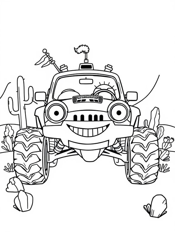 adorable post apocalyptic vehicle design