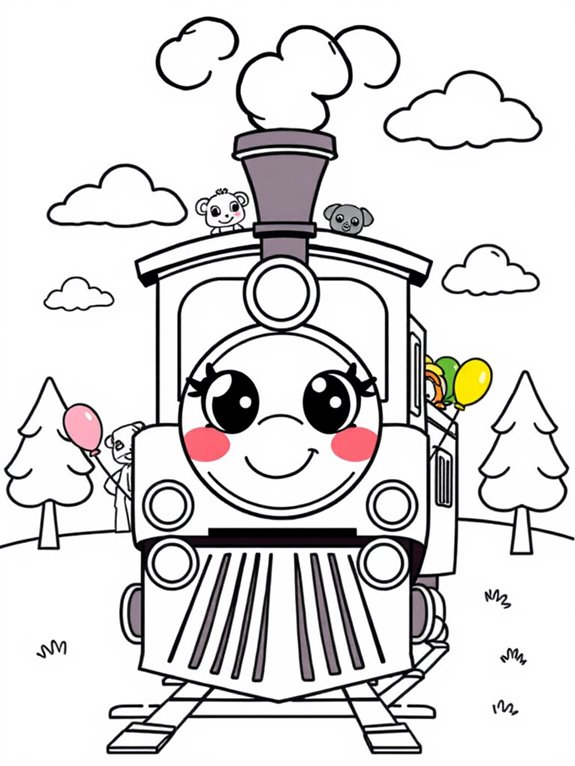 adorable tvr coloring page