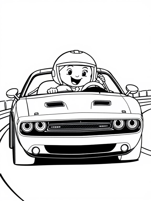 animated driver in challenger