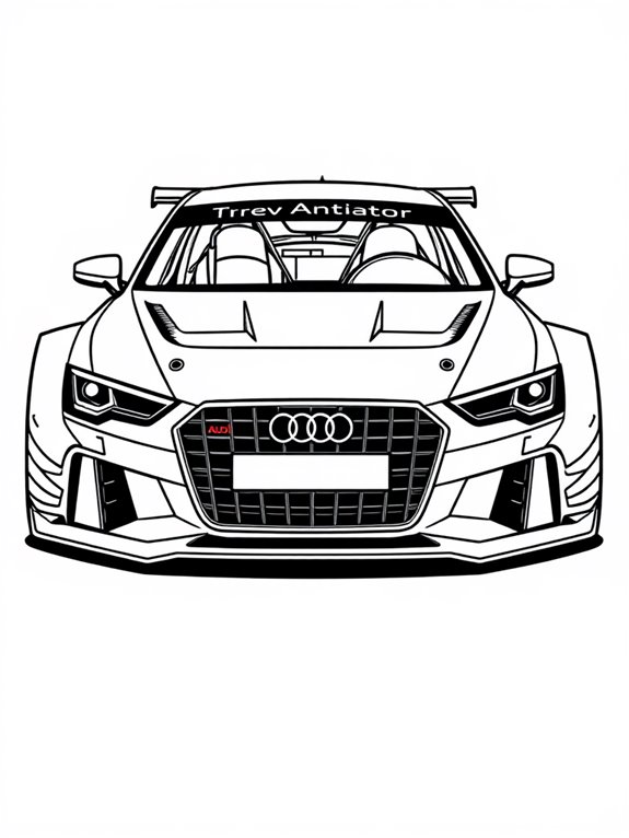 audi race car design