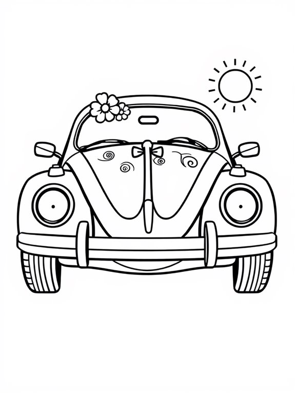 beetle coloring page emojis