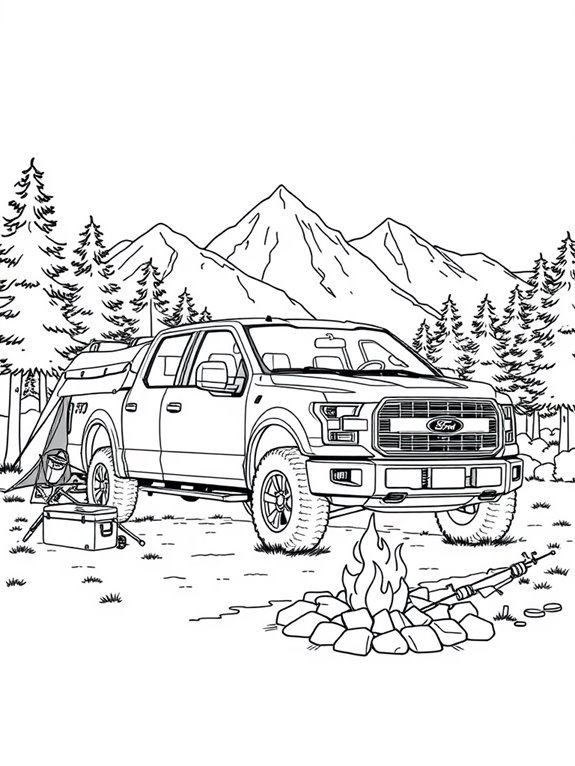 camping in ford f 150