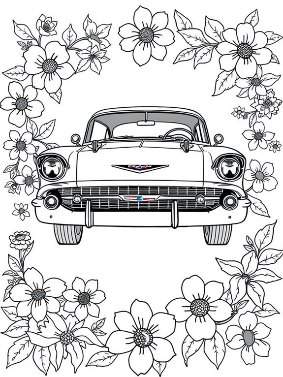 chevrolet bel air artwork