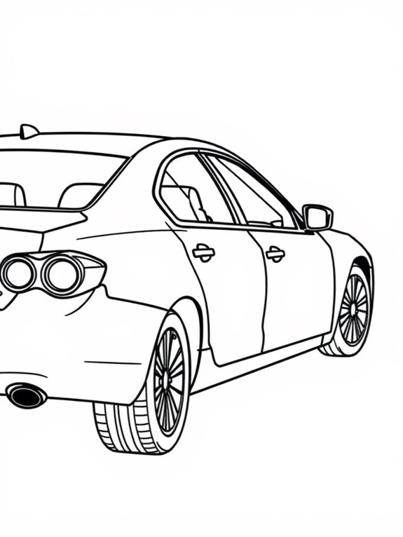 chevrolet impala coloring page