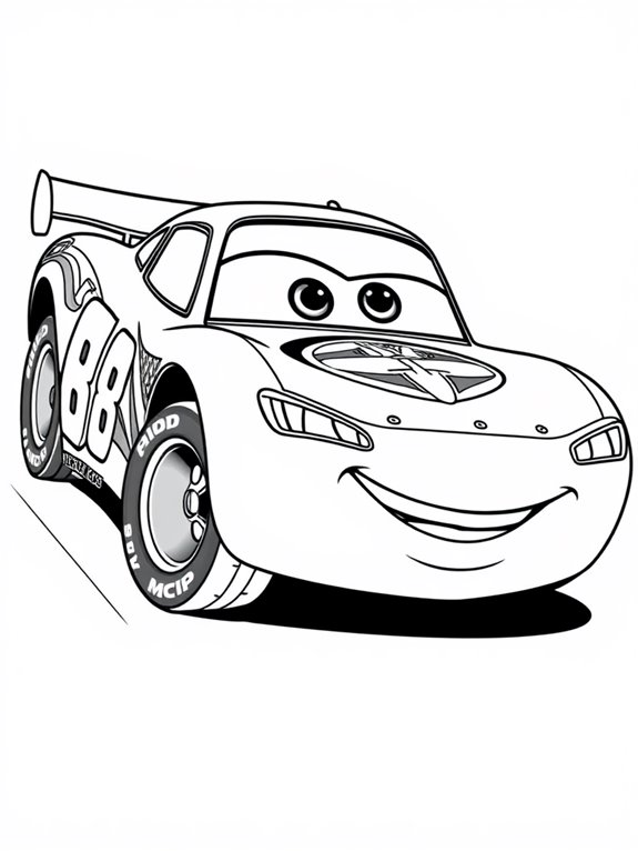 chick hicks coloring page