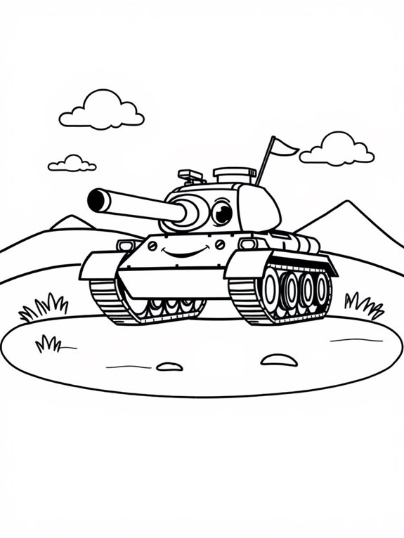 colorful tank for kids