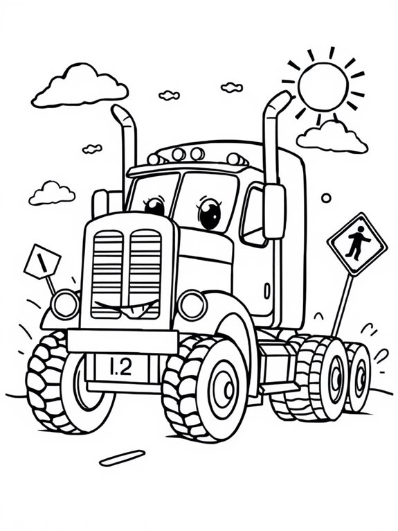 coloring page for kids