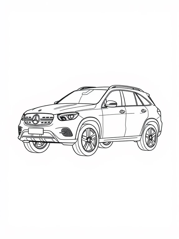 coloring page for suvs