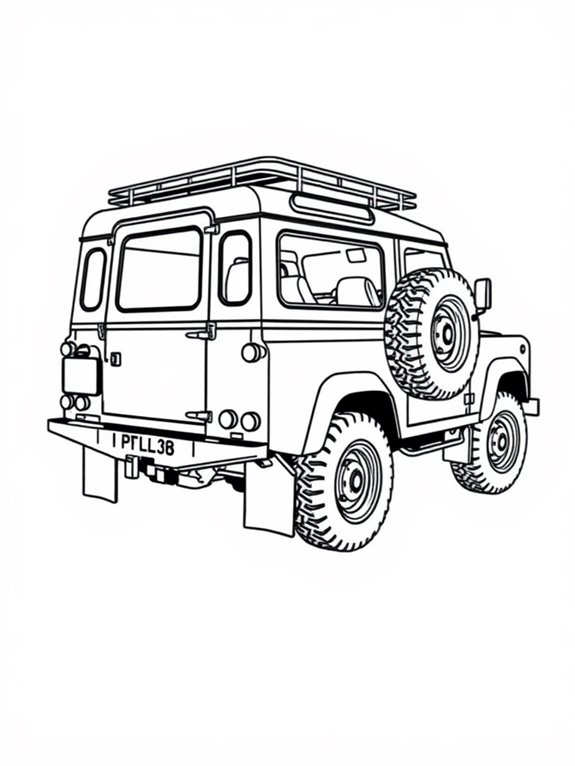 defender coloring page design