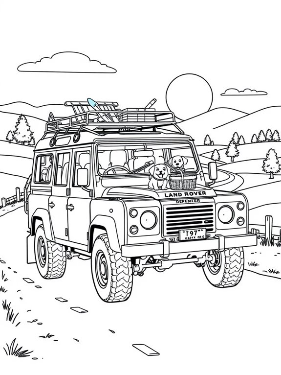 defender family road trip