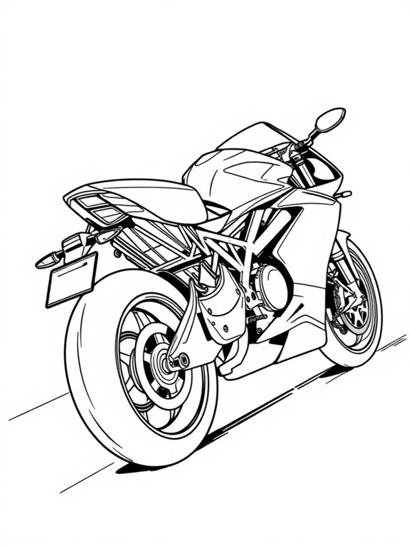 ducati bike racing illustration