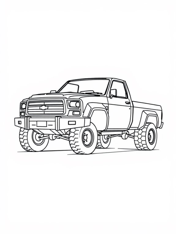 fast and furious truck coloring