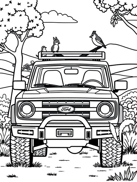 ford bronco animal fun