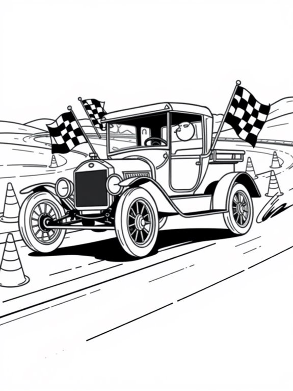 ford model t racing fun