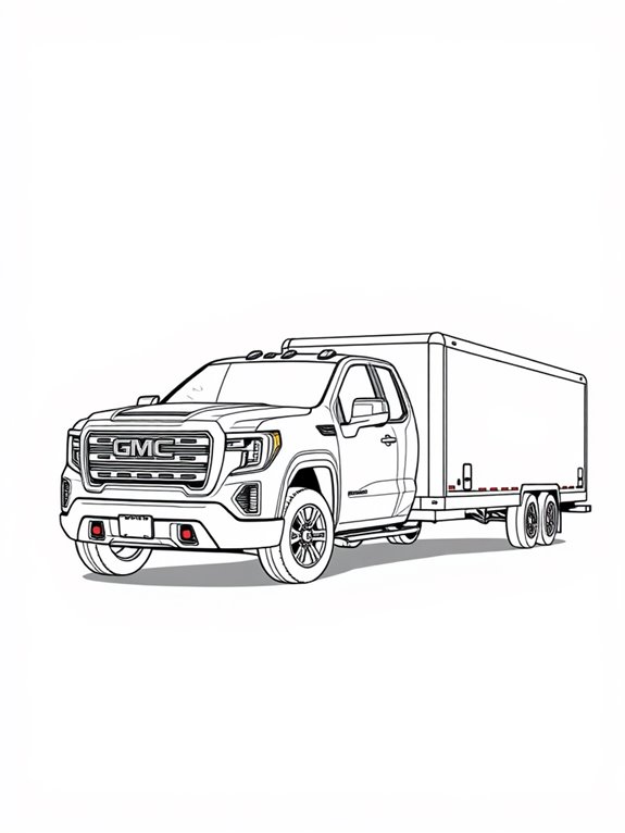 gmc sierra towing trailer