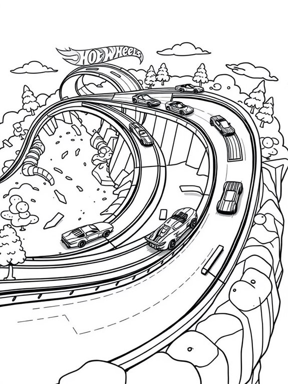 hot wheels racing track