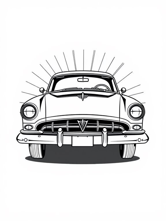 hudson hornet coloring page