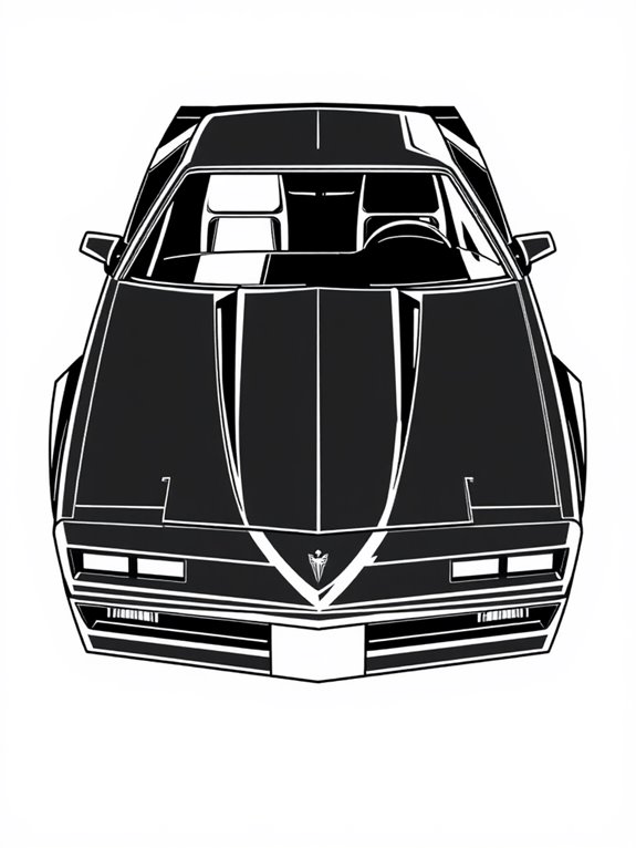 knight rider car art