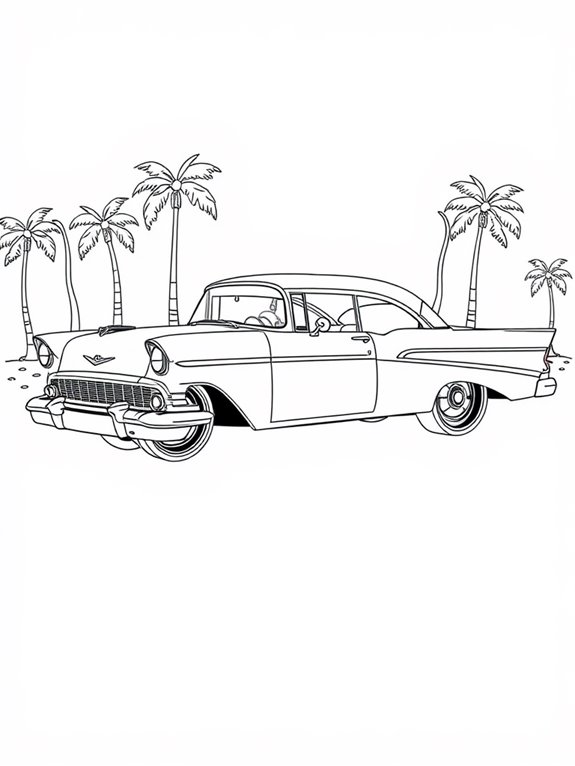 lowrider coloring page design