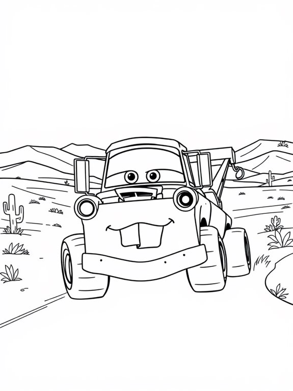 mater in desert adventure