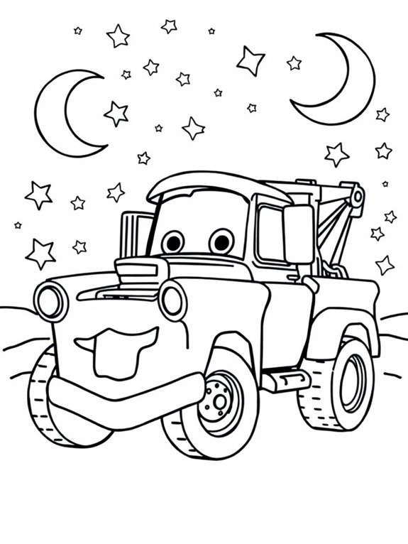 mater in starry night