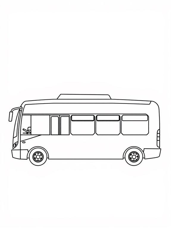 minimalist city bus design