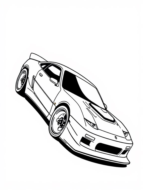 minimalist drift car design