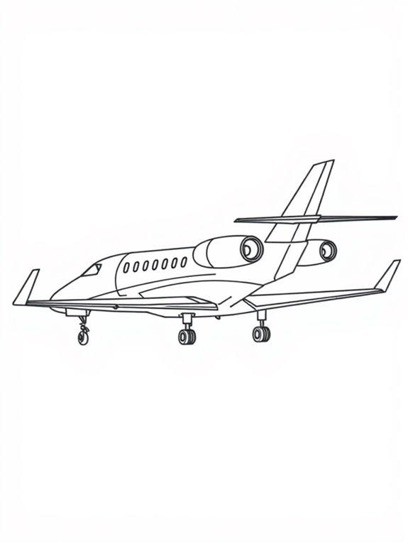 minimalist private jet design