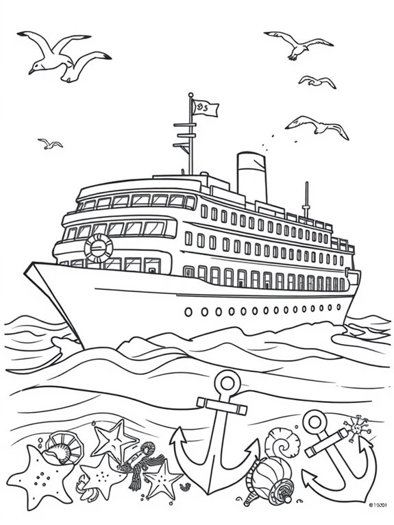 nautical cruise ship design