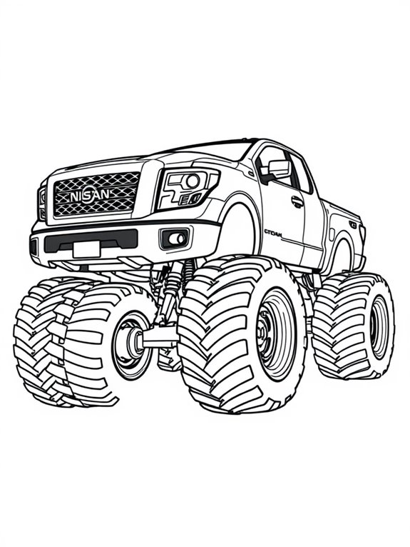 nissan titan monster truck