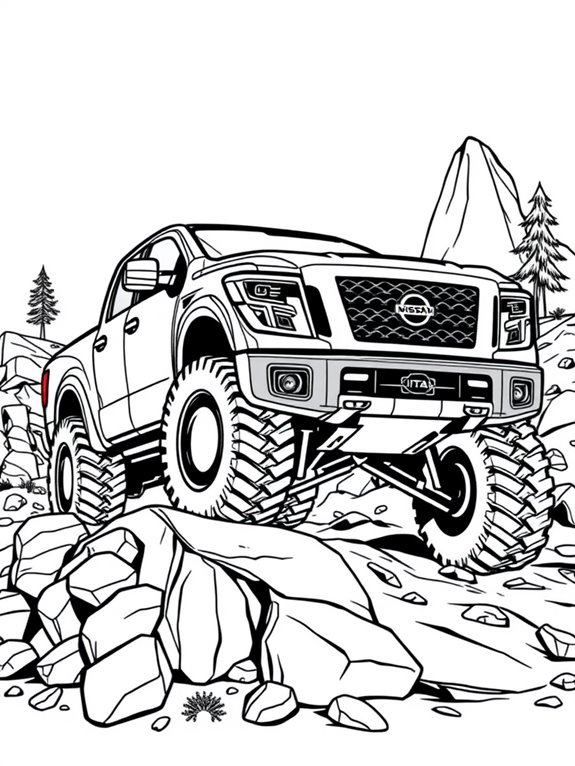 nissan titan off road fun