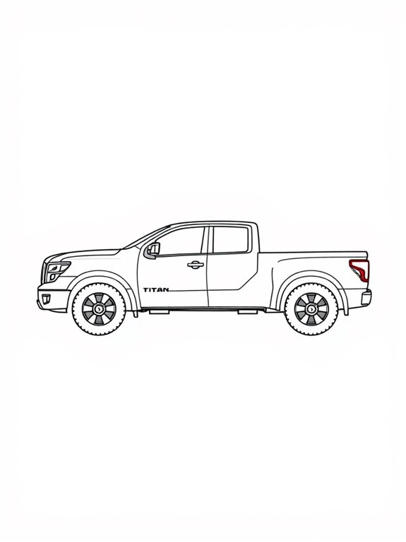 nissan titan side view