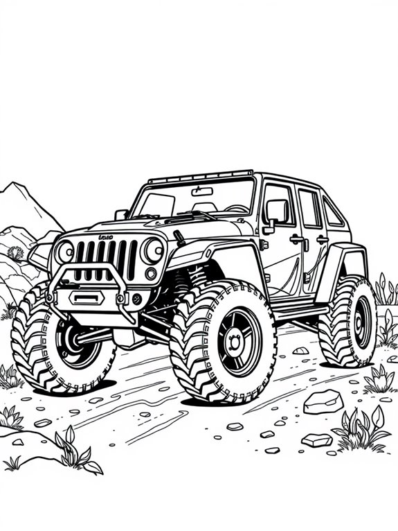 off road exotic car coloring