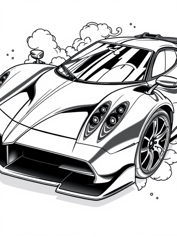 pagani luxury sports car