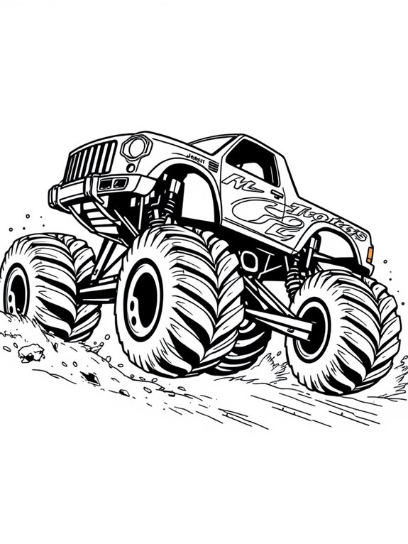 racing monster jam truck