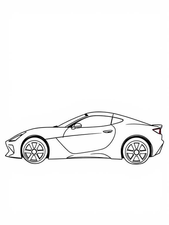 rimac car coloring page