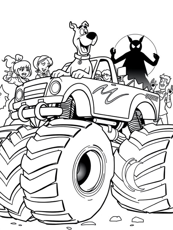 scooby doo monster truck adventure