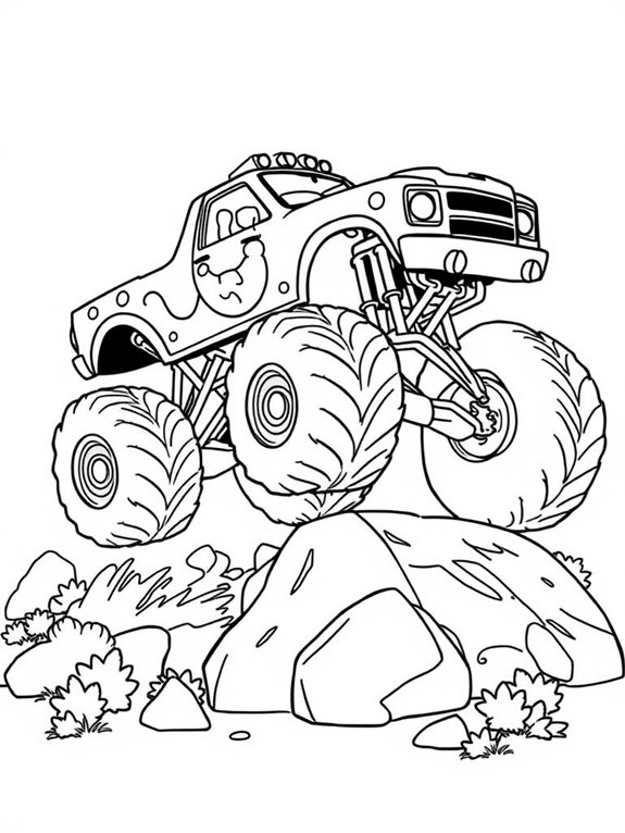 scooby doo monster truck art