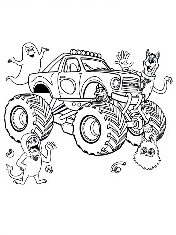 scooby doo monster truck designs