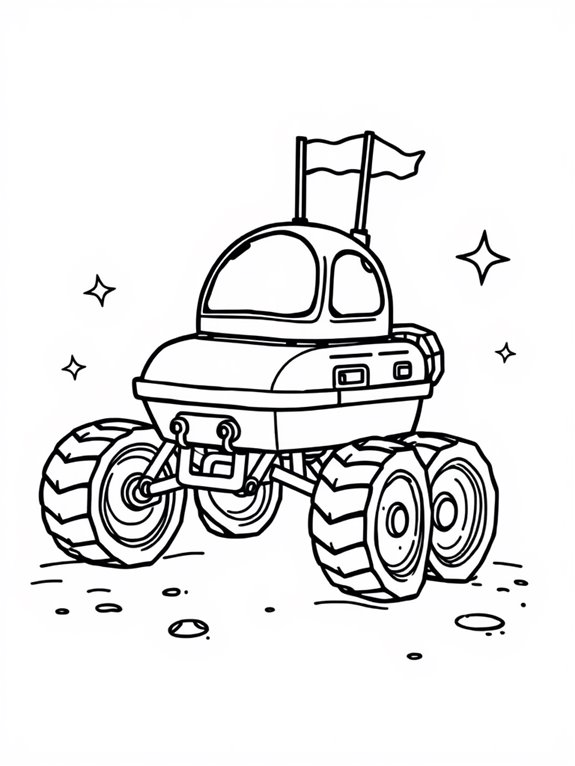 simple mini moon rover