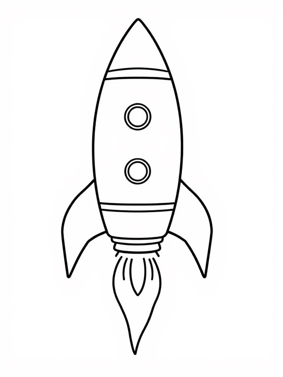 simple rocket ship design