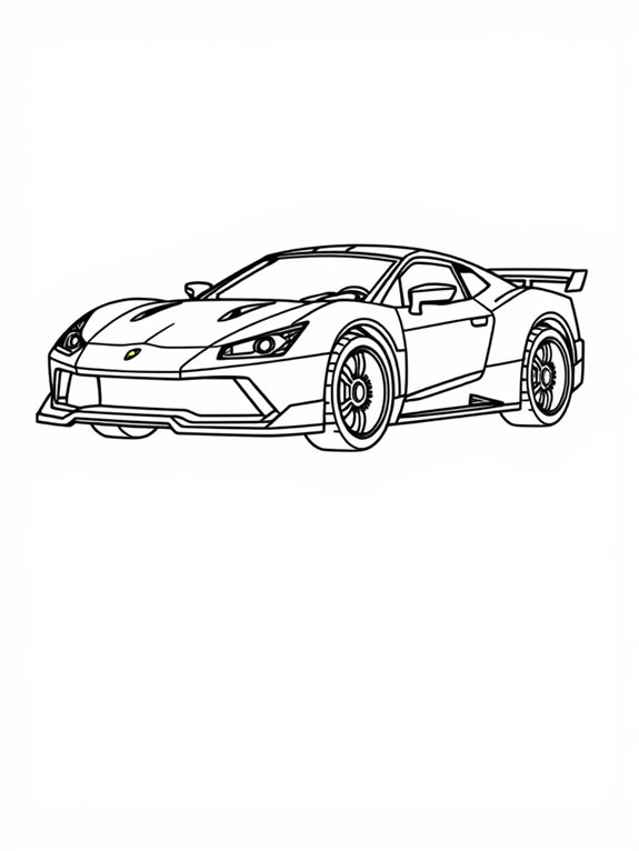 simple sports car design