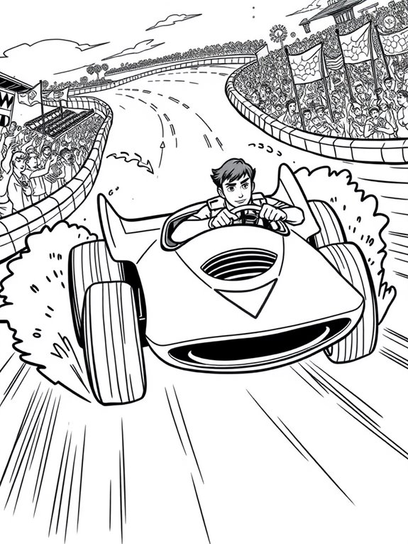 speed racer action scene