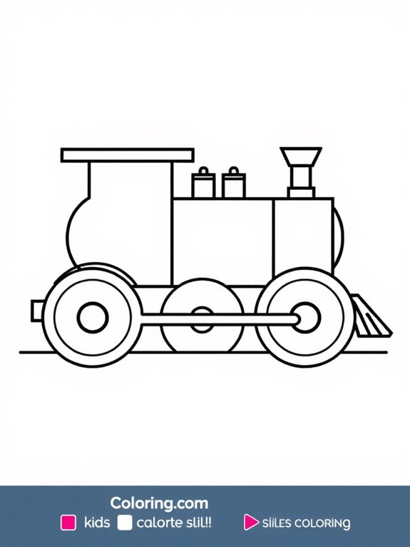 steam car coloring page