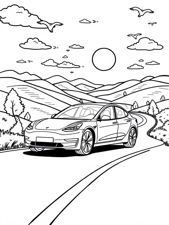 tesla road trip adventure