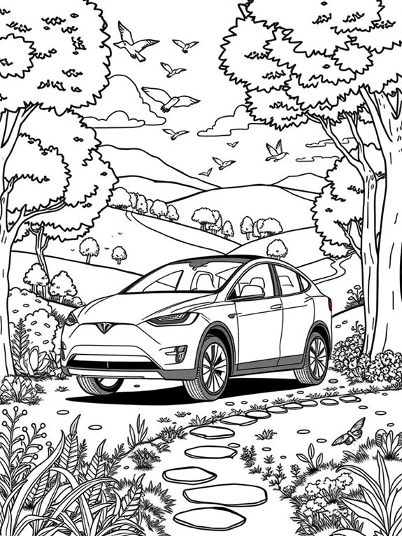 tesla x nature fun