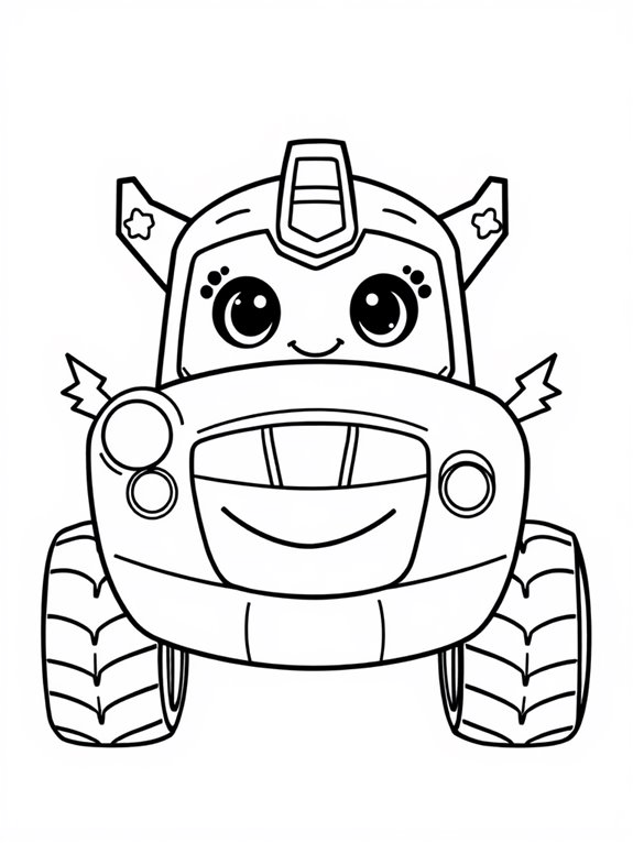 transformers car coloring fun