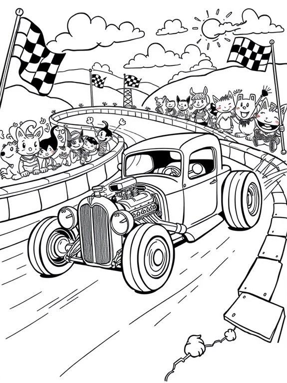 whimsical rat rod racing