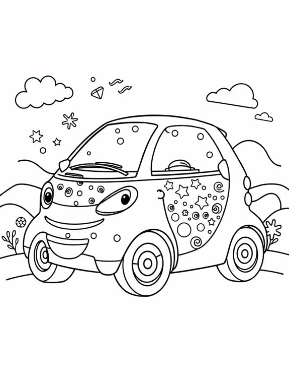 whimsical smart car design