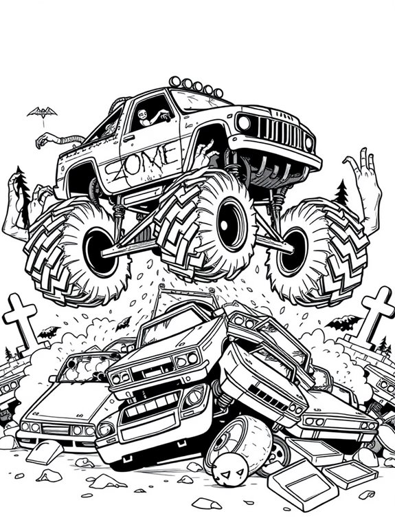 zombie monster truck adventure